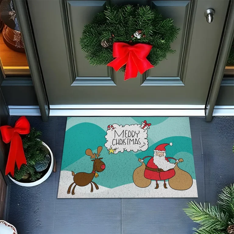 Capacho Natal – Papai Noel Carregado