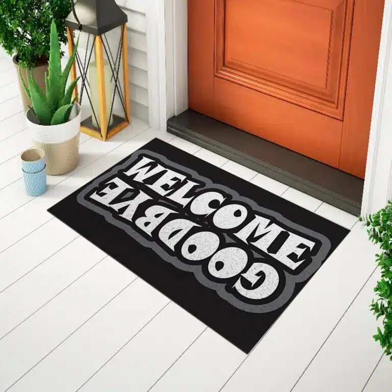 Capacho Frase – Welcome Goodbye