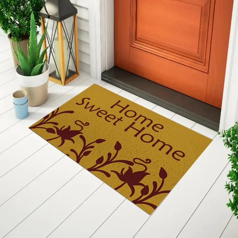 Capacho Frase – Home Sweet Home Floral