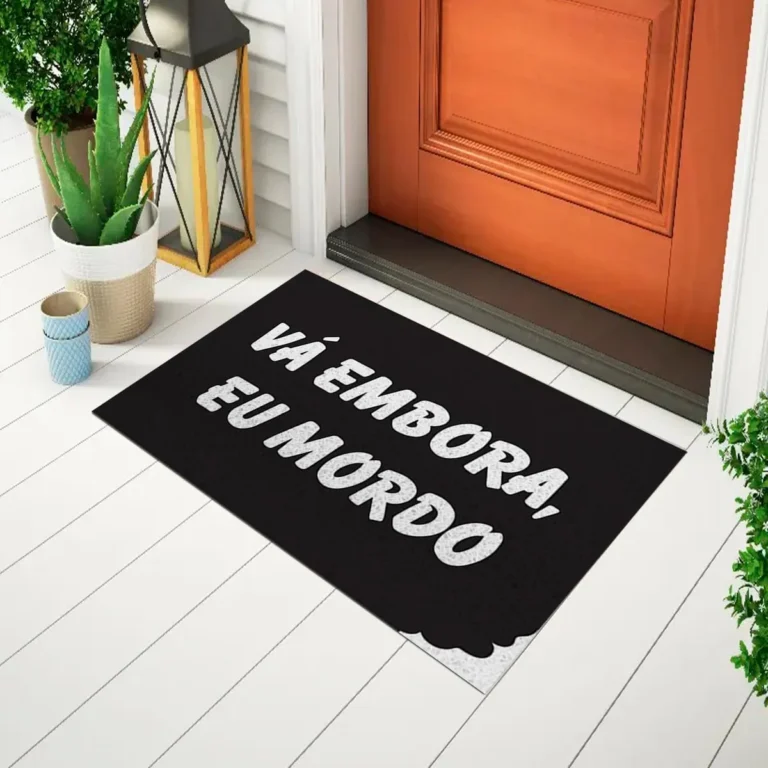 Capacho Frase – Vá Embora, Eu Mordo