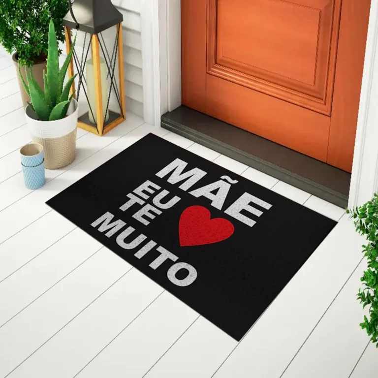 Capacho Frase – Mãe Eu Te Amo Muito