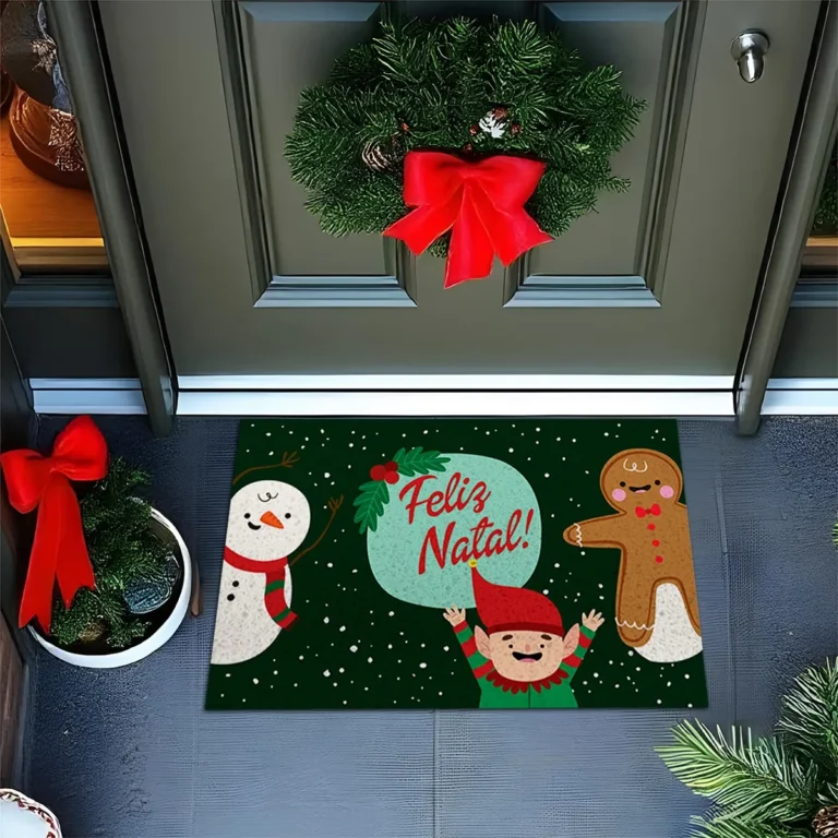 Capacho Natal – Merry Christmas Boneco Bolacha