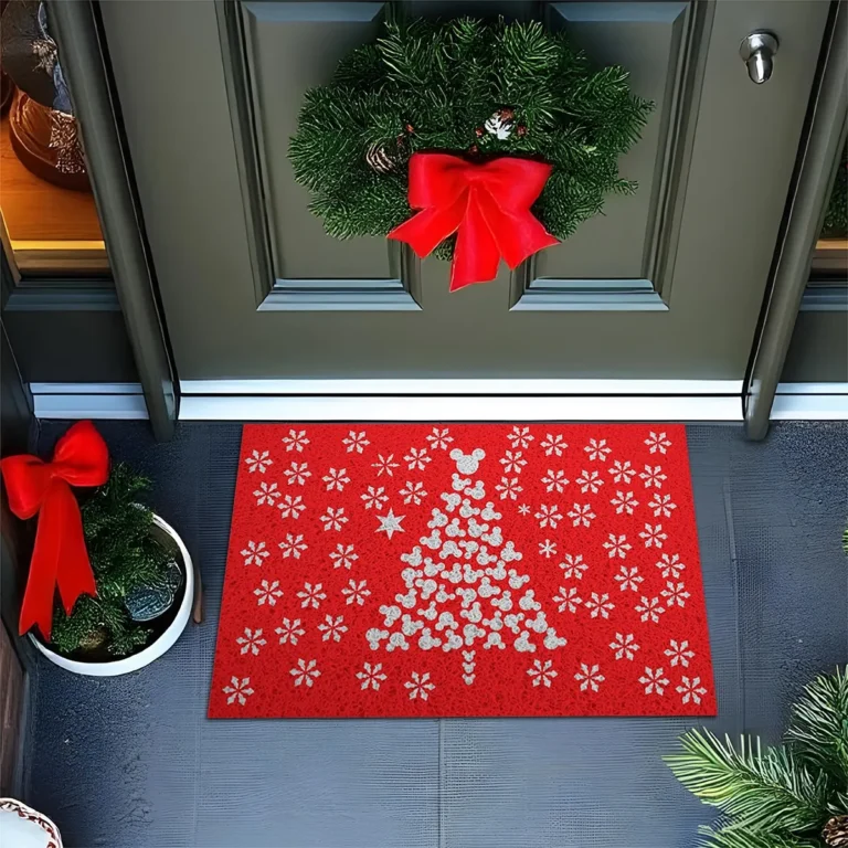 Capacho Árvore de Natal Vermelho