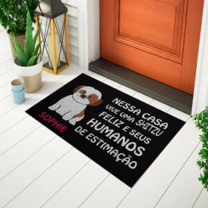 Capacho Pet - Nessa Casa Vive Uma Shih-tzu Personalize I