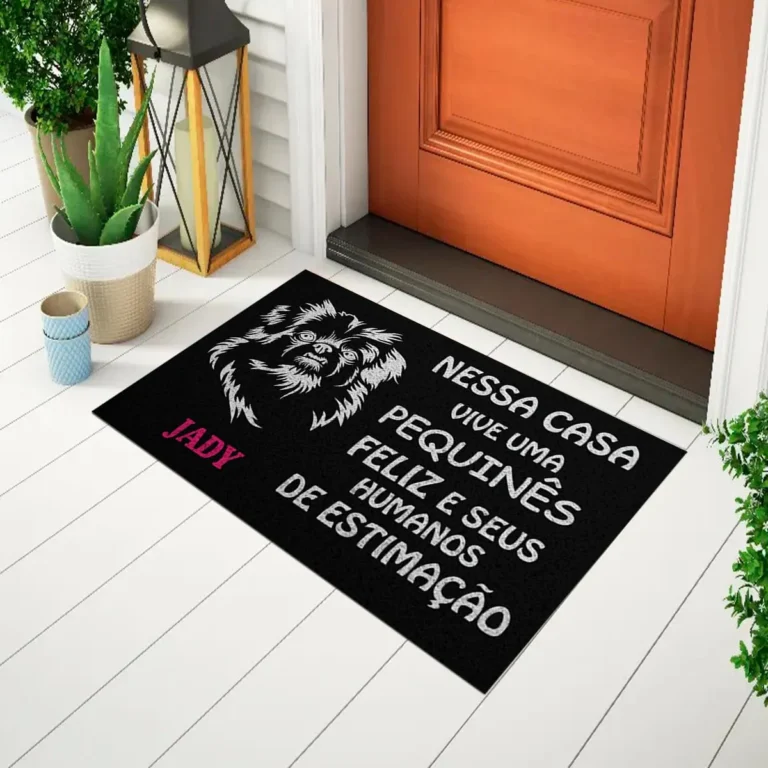Capacho Pet – Nessa Casa Vive Um Pequinês Personalize