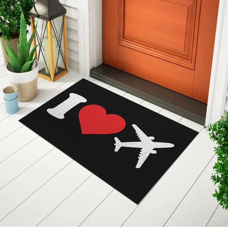Capacho Frase – I love Viajar
