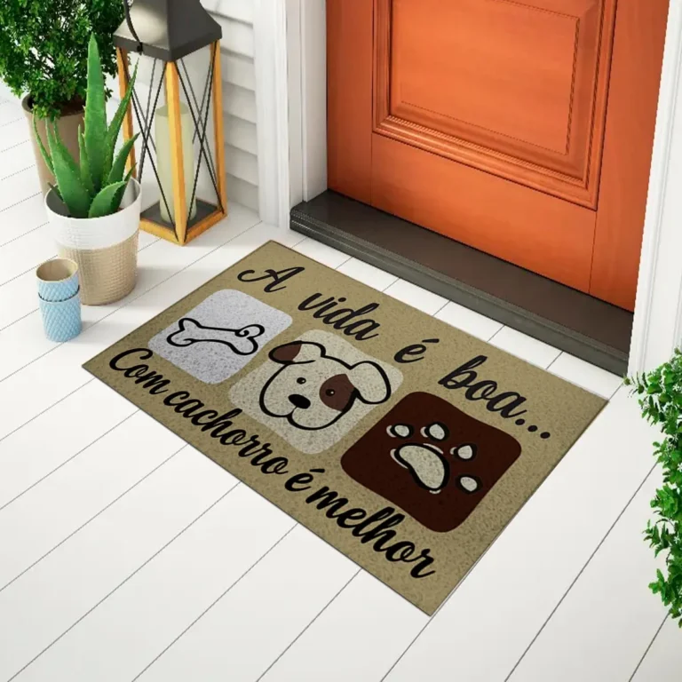 Capacho Pet – A Vida é Boa Com Cachorro