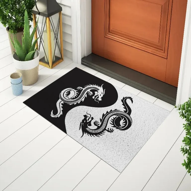 Capacho Yin Yang Dragão
