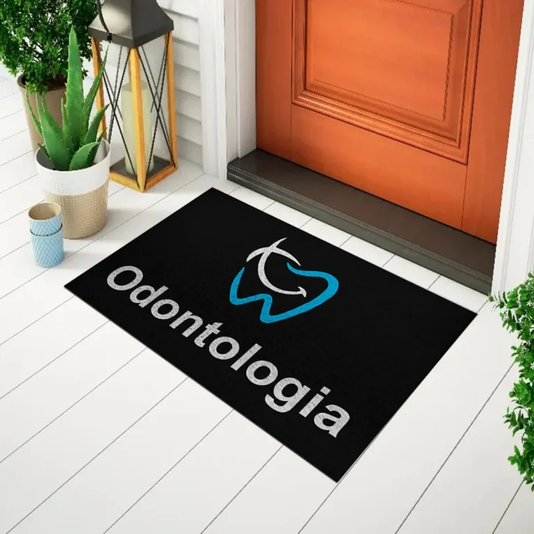 Tapete De Porta Capacho Divertido Odontologia