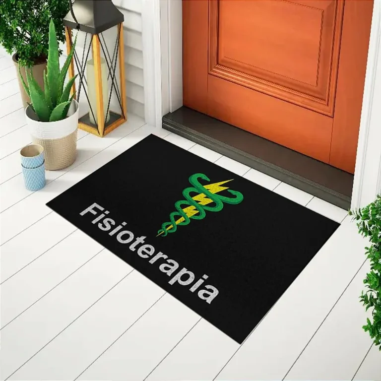 Tapete De Porta Capacho Divertido Fisioterapia