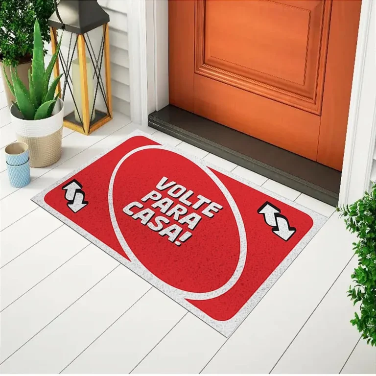 Tapete De Porta Capacho Divertido Volte Para Casa