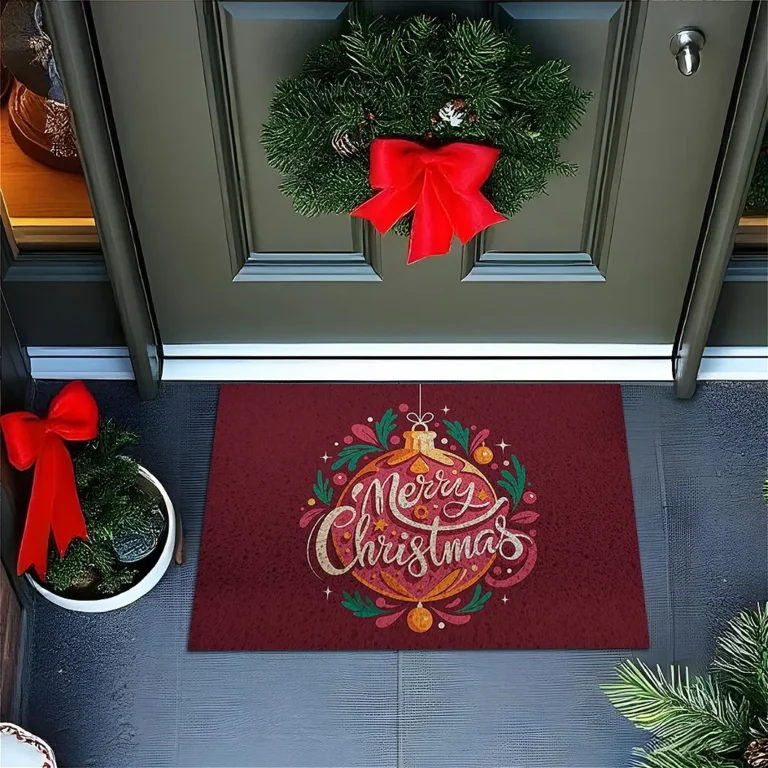 Tapete De Porta Capacho Divertido Merry Christmas