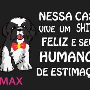 Capacho Pet -  Nessa Casa Vive Um Shih-tzu Personalize