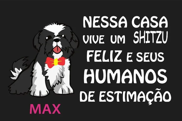 Capacho Pet – Nessa Casa Vive Um Shih-tzu Personalize