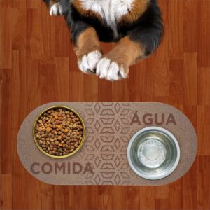 Comedouro Água e Comida Ouro
