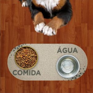 Comedouro Água e Comida Prata