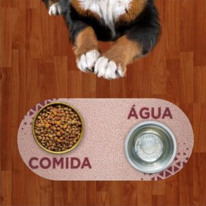 Comedouro Água e Comida Rosa Bebe