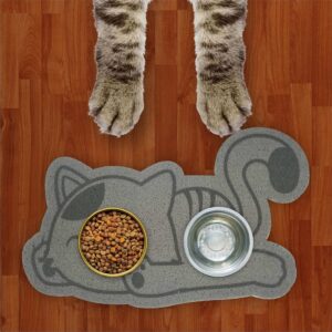 Comedouro SleepCat Cinza Com Grafite