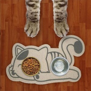 Comedouro SleepCat Cinza Com Grafite