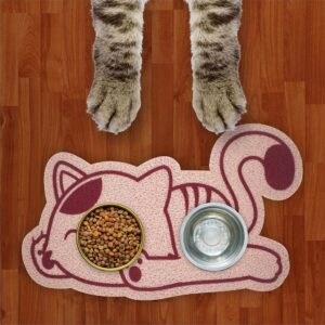 Comedouro SleepCat Rosa Bebe Com Rosa Escuro