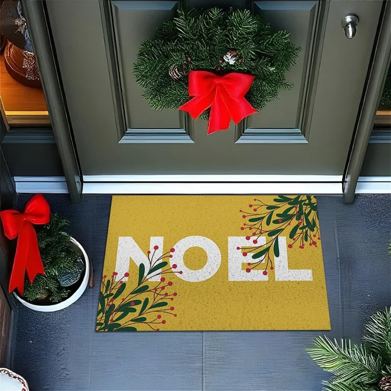 Tapete De Porta Capacho divertido Noel