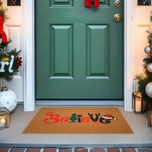 Tapete De Porta Divertido Believe natal