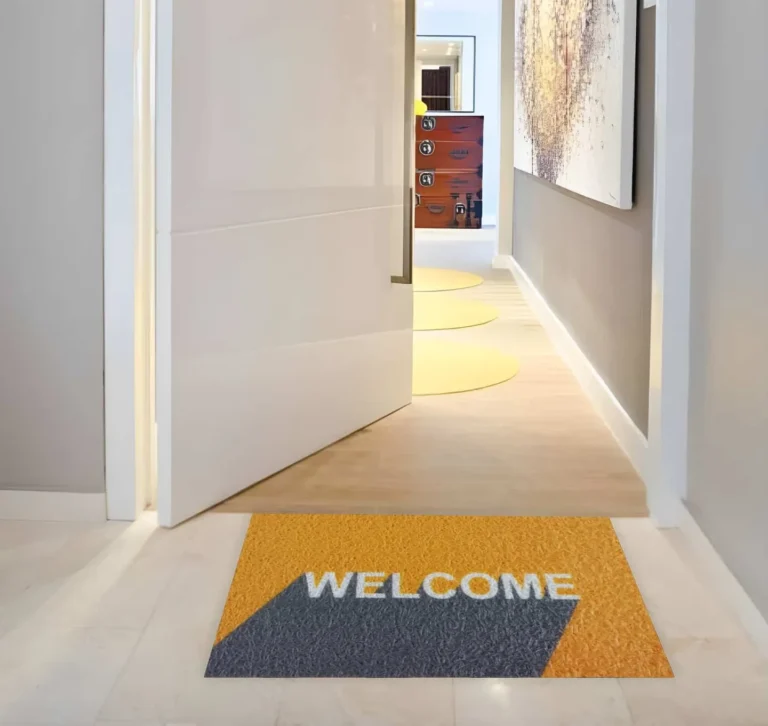 Capacho para porta Welcome