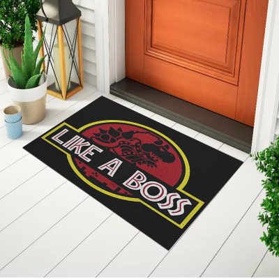 20CA010115 Tapete De Porta Capacho Divertido Like A Boss - mockup