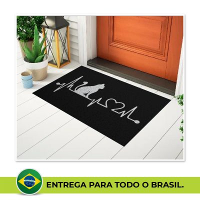 20CA010126 -Tapete De Porta Capacho Divertido Pulsação Gato Mockup