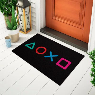 20CA010175 - Tapete De Porta Capacho Divertido Botôes Playstation Mockup