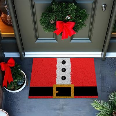20CA010194 - Tapete De Porta Capacho Divertido papai Noel Roupinha Mockup